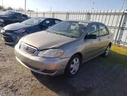 Salvage cars for sale from Copart Sacramento, CA: 2005 Toyota Corolla CE