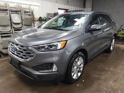 Salvage cars for sale from Copart Elgin, IL: 2022 Ford Edge Titanium