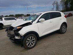 Salvage cars for sale at Dunn, NC auction: 2015 KIA Sportage LX