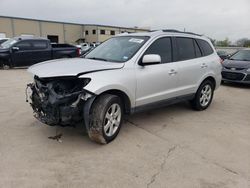 Salvage cars for sale at Wilmer, TX auction: 2009 Hyundai Santa FE SE