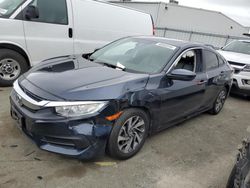 Salvage cars for sale from Copart Vallejo, CA: 2017 Honda Civic EX
