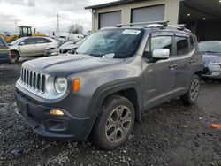 Vehiculos salvage en venta de Copart Eugene, OR: 2016 Jeep Renegade Limited