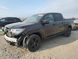 Salvage cars for sale at Kansas City, KS auction: 2022 Honda Ridgeline Black Edition