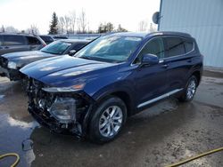 Salvage cars for sale at Bowmanville, ON auction: 2019 Hyundai Santa FE SE