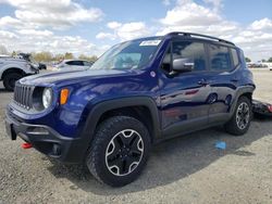 Jeep Renegade Trailhawk salvage cars for sale: 2016 Jeep Renegade Trailhawk