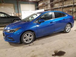 Salvage cars for sale from Copart Eldridge, IA: 2017 Chevrolet Cruze LT