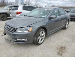 Salvage cars for sale at Leroy, NY auction: 2012 Volkswagen Passat SEL