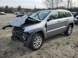 Salvage cars for sale at Candia, NH auction: 2021 Jeep Grand Cherokee Laredo