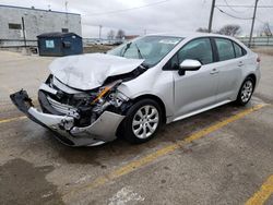 Salvage cars for sale at Chicago Heights, IL auction: 2021 Toyota Corolla LE