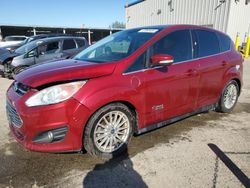 Salvage cars for sale at Fresno, CA auction: 2015 Ford C-MAX Premium SEL