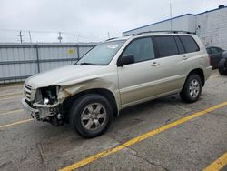 Toyota Highlander salvage cars for sale: 2003 Toyota Highlander Limited