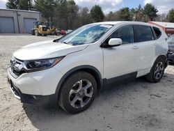 Salvage cars for sale at Mendon, MA auction: 2017 Honda CR-V EX