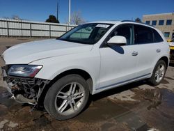 Salvage cars for sale at Littleton, CO auction: 2015 Audi Q5 Premium Plus