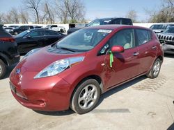 Nissan Leaf salvage cars for sale: 2012 Nissan Leaf SV