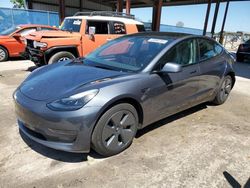 Salvage cars for sale at Riverview, FL auction: 2023 Tesla Model 3