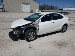 Salvage cars for sale at Lawrenceburg, KY auction: 2016 Toyota Corolla L