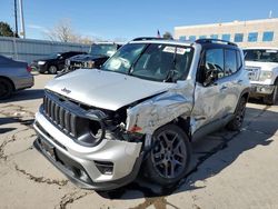 Salvage cars for sale at Littleton, CO auction: 2020 Jeep Renegade Latitude