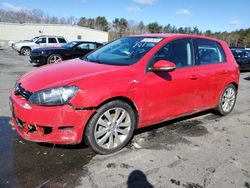 Salvage cars for sale at Exeter, RI auction: 2013 Volkswagen Golf