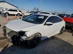 Salvage cars for sale from Copart Pekin, IL: 2020 Honda Civic Sport