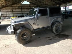 Vehiculos salvage en venta de Copart Phoenix, AZ: 2014 Jeep Wrangler Sport