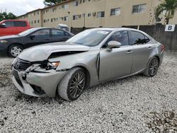 Salvage cars for sale from Copart Opa Locka, FL: 2016 Lexus IS 200T