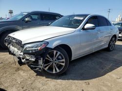 Mercedes-Benz C 300 4matic salvage cars for sale: 2020 Mercedes-Benz C 300 4matic