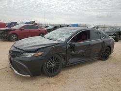 Salvage cars for sale from Copart Andrews, TX: 2021 Toyota Camry XSE