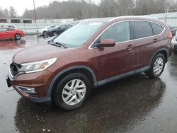 Salvage cars for sale from Copart Assonet, MA: 2015 Honda CR-V EXL