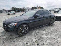 Salvage cars for sale from Copart Loganville, GA: 2018 Mercedes-Benz C 43 4matic AMG