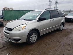 Toyota Sienna ce salvage cars for sale: 2005 Toyota Sienna CE