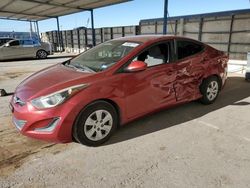 Salvage cars for sale at Anthony, TX auction: 2016 Hyundai Elantra SE