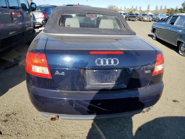 2003 Audi A4 3.0 Cabriolet