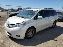 Salvage cars for sale at North Las Vegas, NV auction: 2017 Toyota Sienna XLE