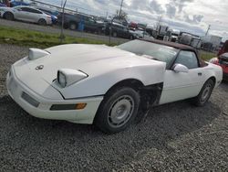 Salvage cars for sale at Eugene, OR auction: 1987 Chevrolet Corvette