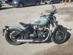 Salvage cars for sale from Copart Harleyville, SC: 2023 Triumph Bonneville Bobber