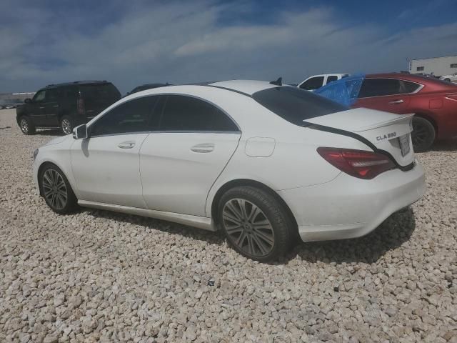 2018 Mercedes-Benz CLA 250