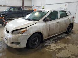 Salvage cars for sale from Copart Nisku, AB: 2009 Toyota Corolla Matrix
