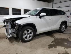 Salvage cars for sale from Copart Blaine, MN: 2021 Toyota Highlander L
