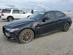 Salvage cars for sale at Fresno, CA auction: 2020 Alfa Romeo Giulia