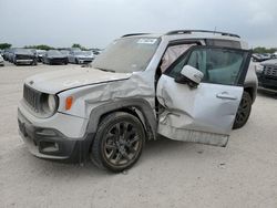 Salvage cars for sale at San Antonio, TX auction: 2018 Jeep Renegade Latitude