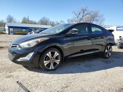 Salvage cars for sale at Wichita, KS auction: 2014 Hyundai Elantra SE