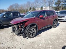 Salvage cars for sale from Copart North Billerica, MA: 2021 Nissan Rogue SV