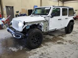 Jeep Wrangler salvage cars for sale: 2018 Jeep Wrangler Unlimited Sahara