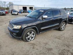 Salvage cars for sale at Harleyville, SC auction: 2012 Jeep Grand Cherokee Overland