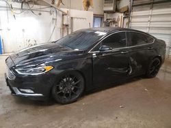 Salvage cars for sale at Casper, WY auction: 2017 Ford Fusion Titanium