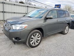 Salvage cars for sale from Copart Walton, KY: 2010 Toyota Highlander Hybrid