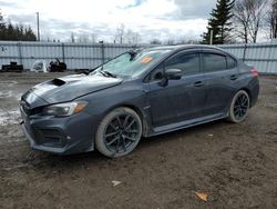 Salvage cars for sale at Bowmanville, ON auction: 2018 Subaru WRX Limited