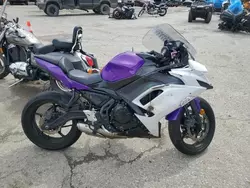 Salvage cars for sale from Copart Louisville, KY: 2020 Kawasaki EX650 M