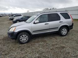 Salvage cars for sale at Anderson, CA auction: 2006 Honda CR-V EX