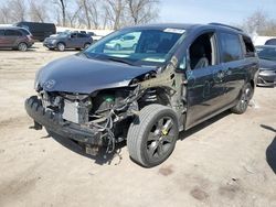 Salvage cars for sale at Bridgeton, MO auction: 2015 Toyota Sienna Sport